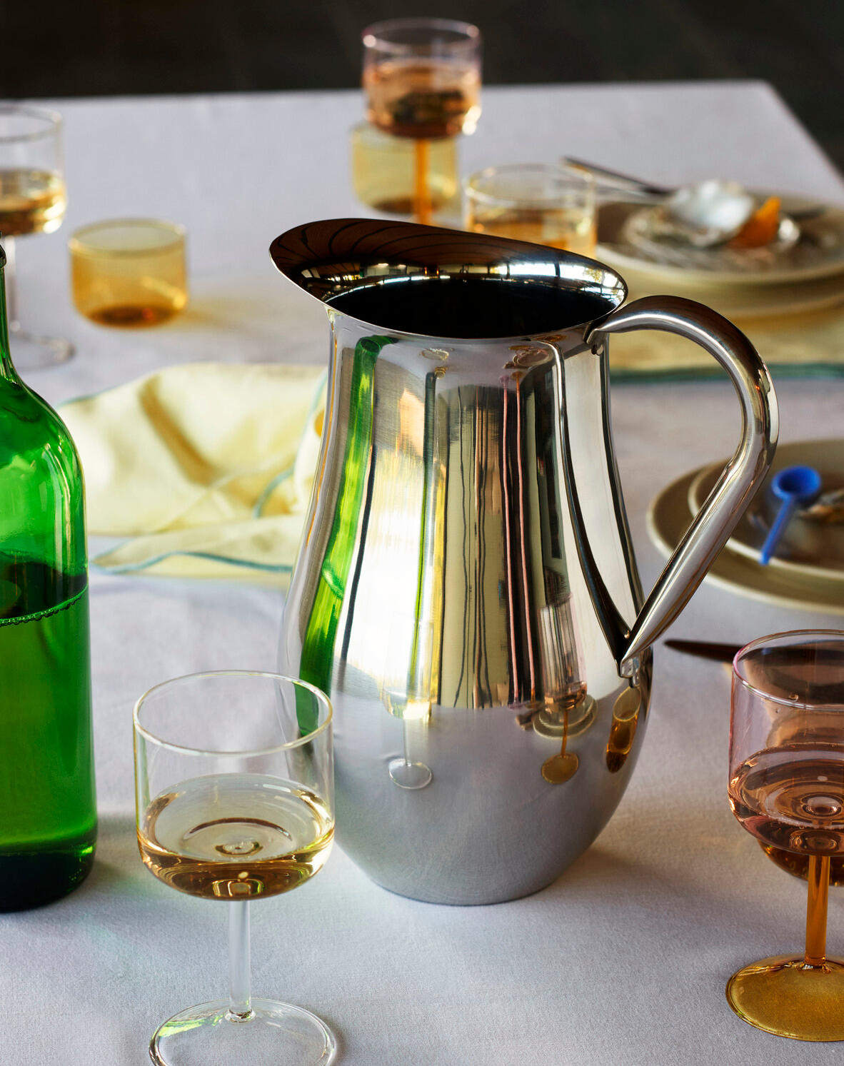 Indian Steel Pitcher - X-large